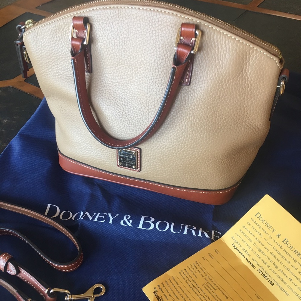 Dooney & Bourke Pebble Darcy Satchel &Original Bag